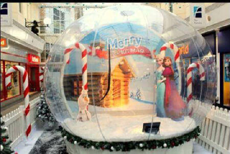Christmas Themed Snow Globe Hire